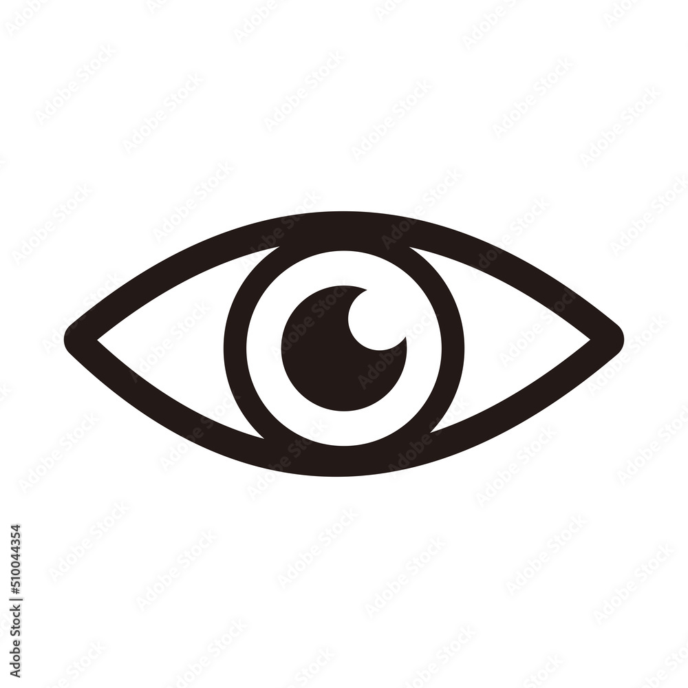 eye vector icon illustration sign eye vector icon illustration sign