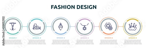 Foto fashion design concept infographic design template