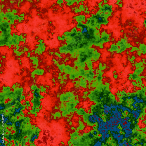 Ground, grundge texture, red and green paint