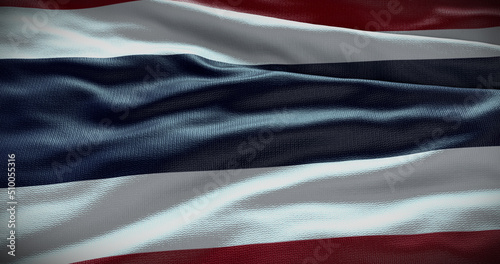 Thailand national flag background illustration. Symbol of country