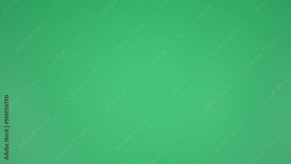 Stop motion animation paper wrinkles green screen.