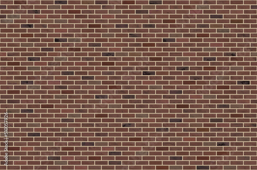 Beautiful brown block brick wall seamless pattern texture background