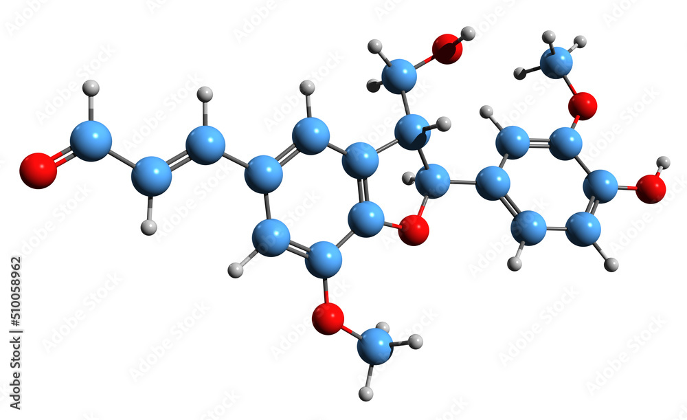 3D image of Balanophonin skeletal formula - molecular chemical structure of neo-lignan isolated on white background
3D image of Balanophonin skeletal formula - molecular chemical structure of neo-lignan isolated on white background