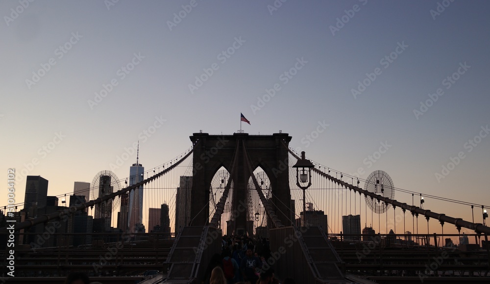 Naklejka premium Ponte do Brooklyn