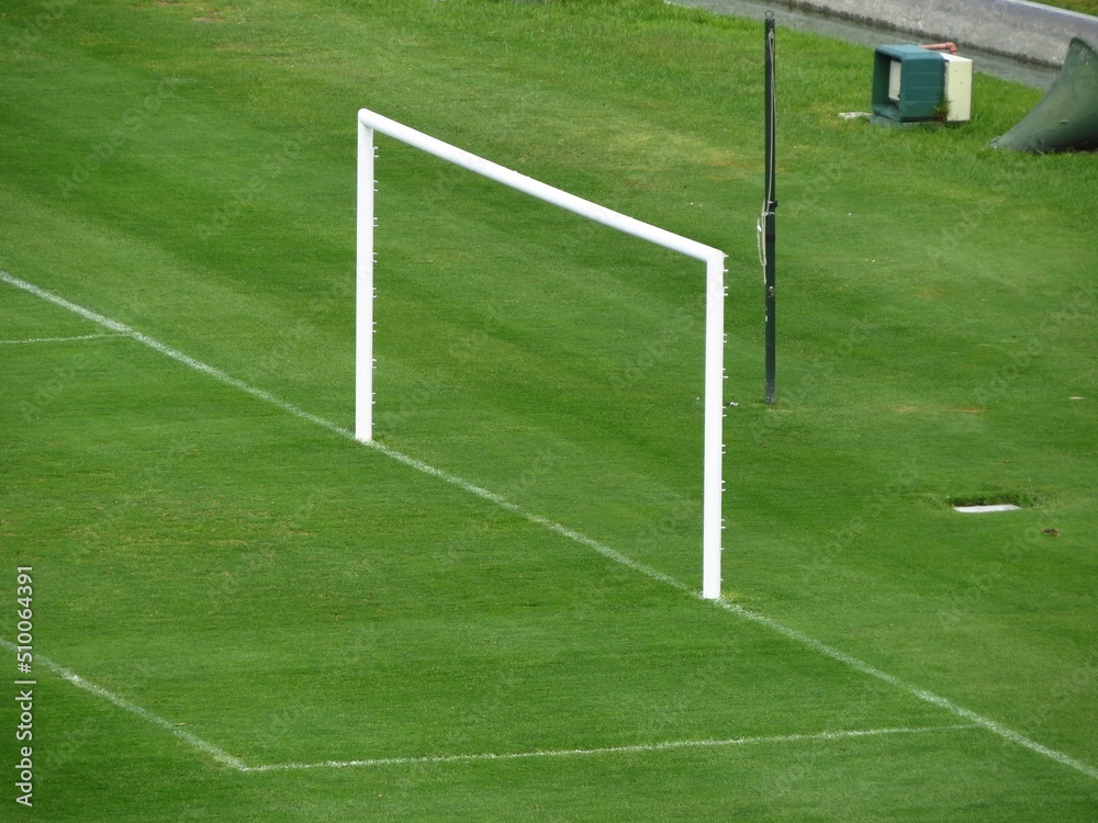 soccer field with ball