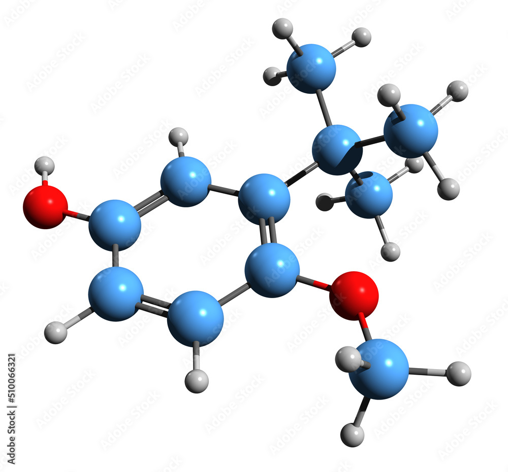 3D image of Butylated hydroxyanisole skeletal formula - molecular chemical structure of antioxidant BHA isolated on white background
3D image of Butylated hydroxyanisole skeletal formula - molecular chemical structure of antioxidant BHA isolated on white background