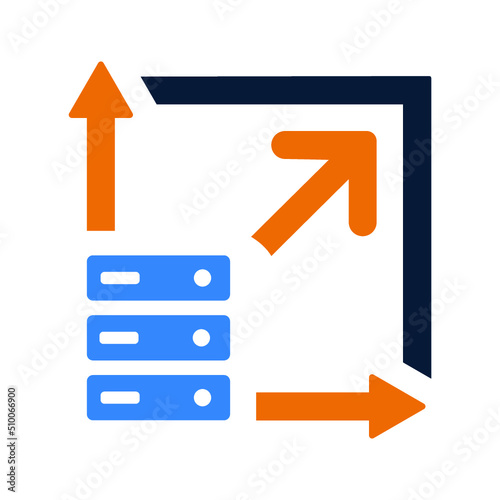 Flexibility, scalability icon. Simple editable vector illustration.