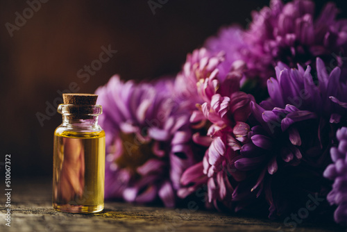 lavender oil and flowers