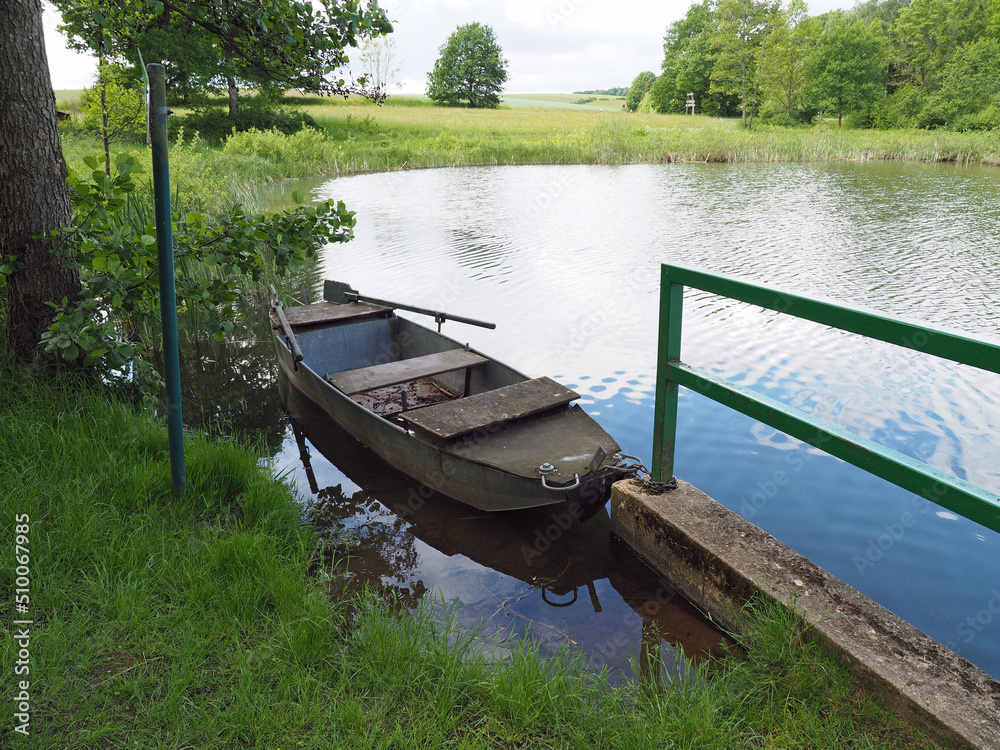 Holzmaar in der Vulkaneifel in Rheinland-Pfalz