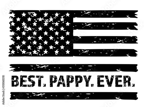 Best Pappy Ever svg, Pappy svg png, Pappy flag svg, USA Flag svg, Best Pappy Ever flag svg png, Dad Papa T-Shirt design, dad papa svg, Pappy 