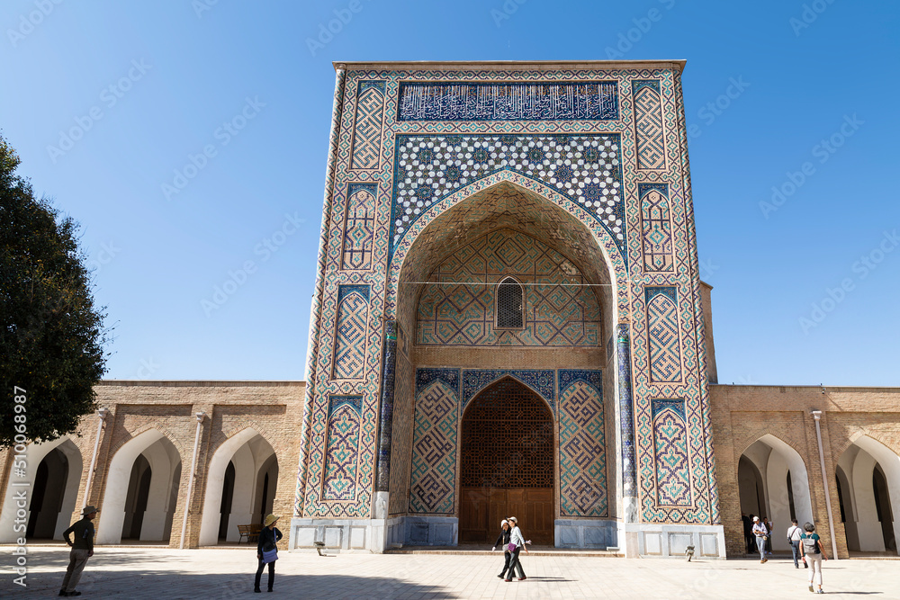 View of the Kuk-Gumbaz Mosque. Shakhrisabz. Uzbekistan