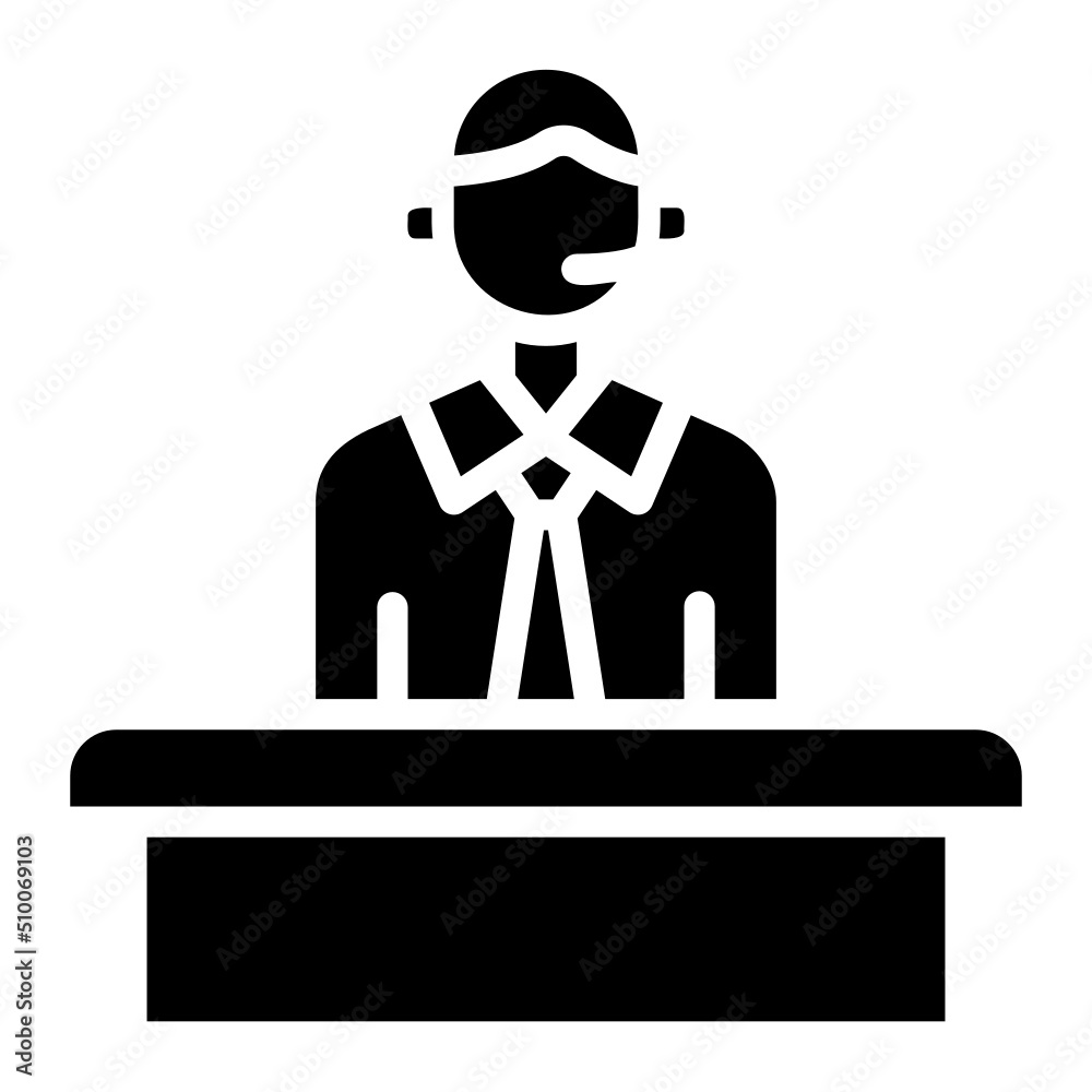 Auction Host glyph icon. Can be used for digital product, presentation, print design and more. Auction Host glyph icon. Can be used for digital product, presentation, print design and more.