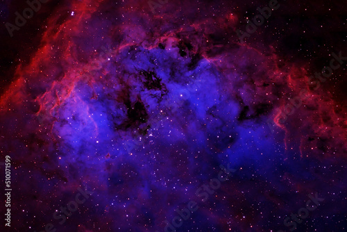 Fototapeta Naklejka Na Ścianę i Meble -  Beautiful purple space nebula. Elements of this image furnished by NASA