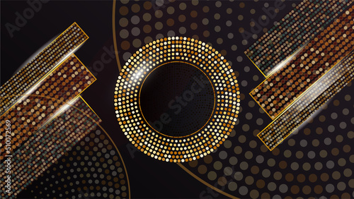 round dot background glitter  and shinny