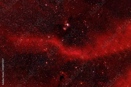 Fototapeta Naklejka Na Ścianę i Meble -  Beautiful red space nebula. Elements of this image furnished by NASA