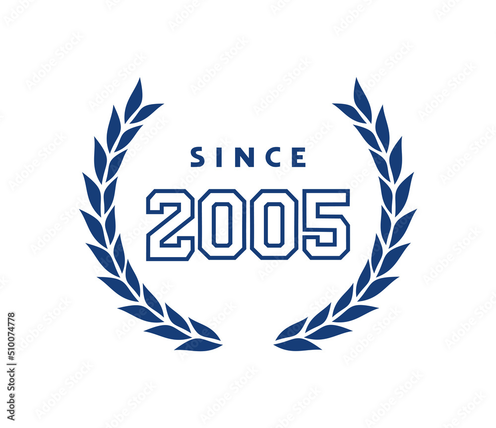 Since 2005 emblem Since 2005 emblem
