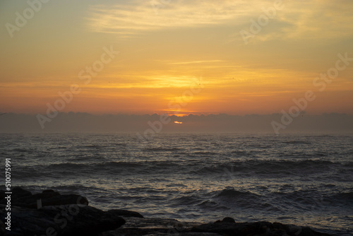 Morning sunrise on the south coast of South Africa