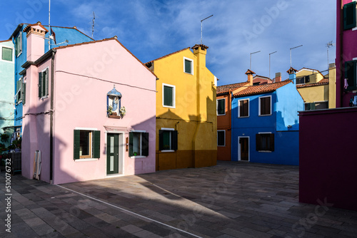 Photography ITALY - VENISE - BURANO - SQAURE - TWILIGHT - JOHANN MUSZYNSKI