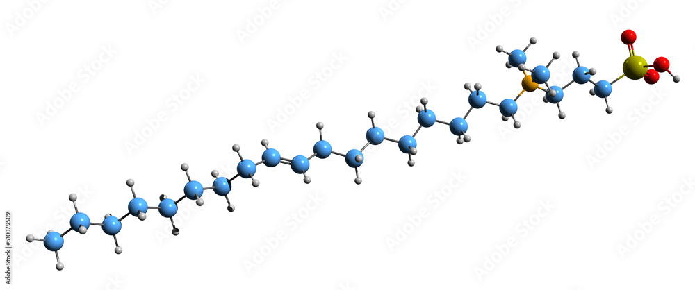 3D image of Coco-Sultaine skeletal formula - molecular chemical structure of surfactant isolated on white background
3D image of Coco-Sultaine skeletal formula - molecular chemical structure of surfactant isolated on white background