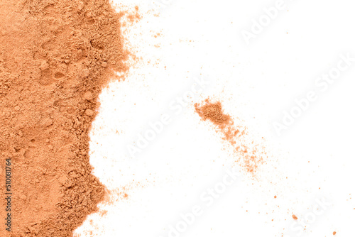 cocoa powder isolated