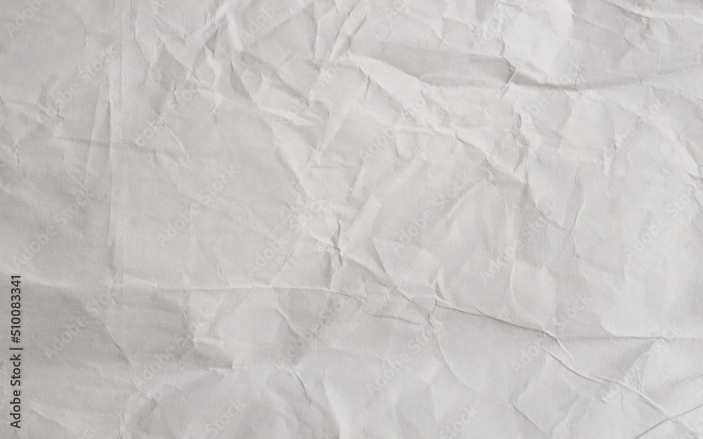 Naklejka premium Crumpled wet craft paper blank texture copy space background.