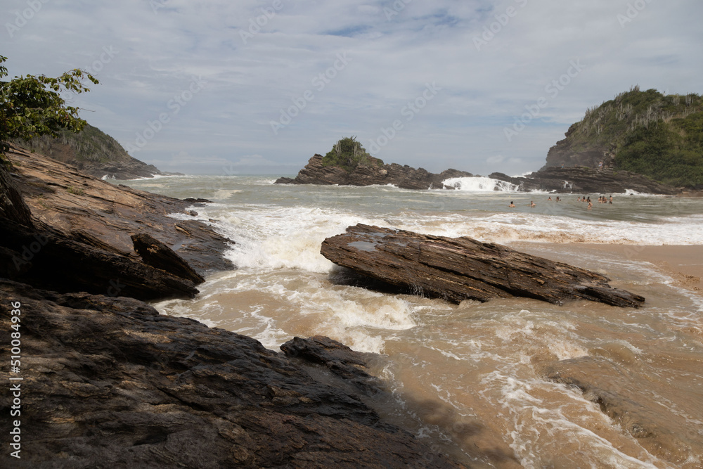 beach and rocks