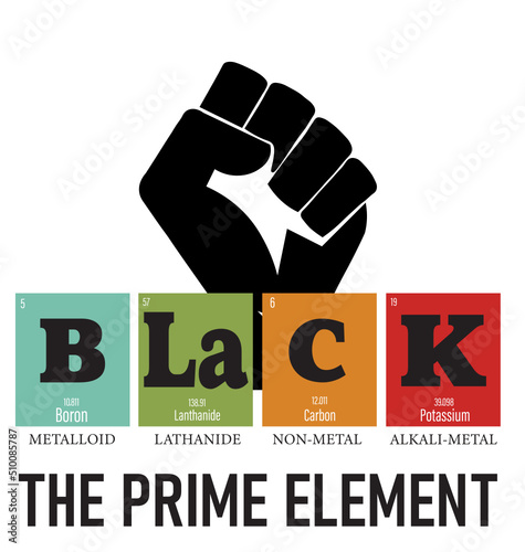 Black The Prime Element svg, black lives matter svg, black history svg, African svg, African American svg, BLM svg, black periodic table SVG
