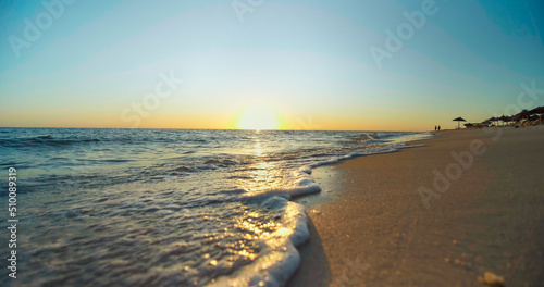 Wallpaper Mural Waves on sunset, travel destinations Torontodigital.ca