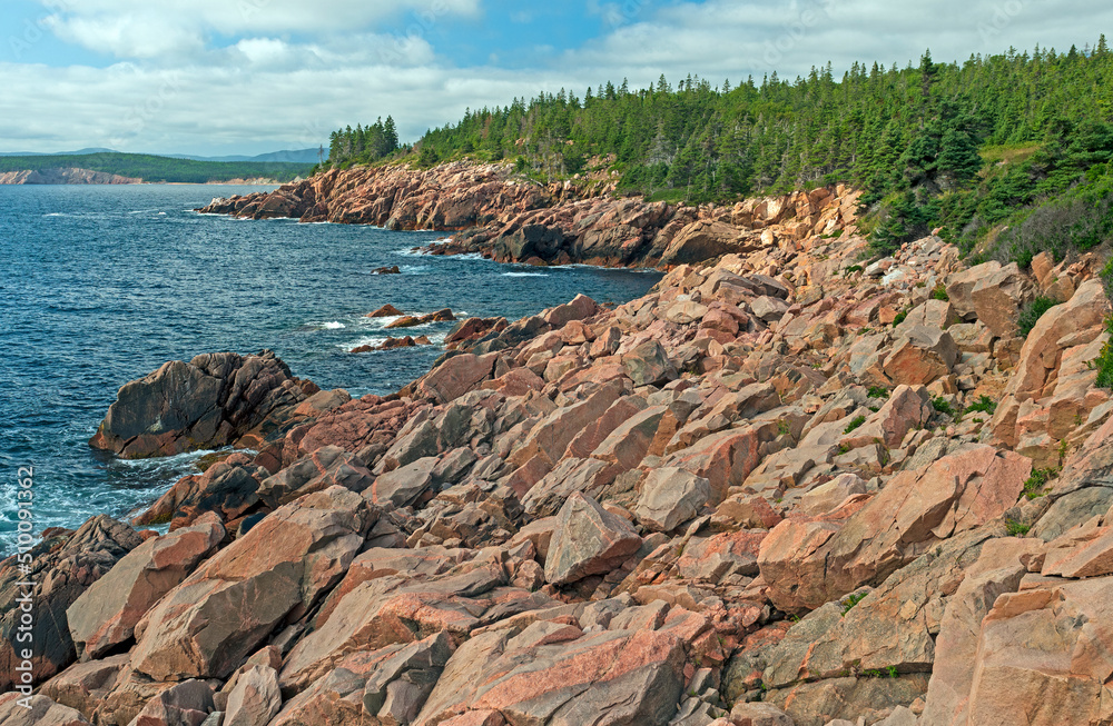 Rocky Coastline in Nova Scotia