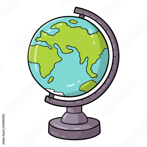 Vector illustration of cute lollipop doodle globe for children and scrap,digital stamp, t-shirt print ,greeting card,sticker,icon