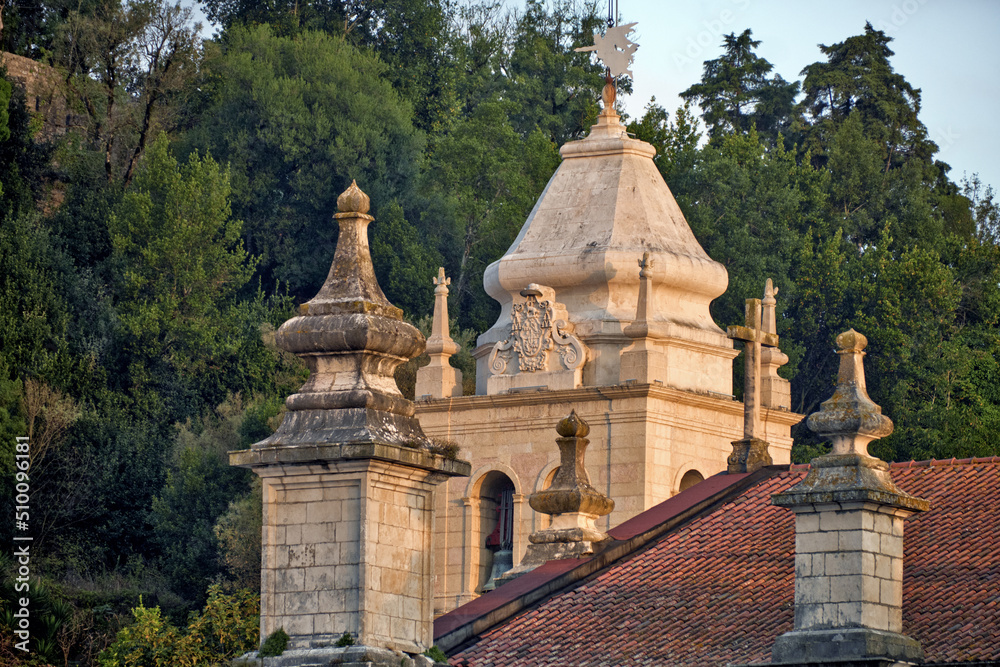 view of cathedral of Leiria, Portugal