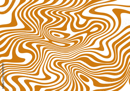 Abstract Seamless Pattern with Flowing Salted Caramel. Vector Sweet Texture. Creative Food Background for Packaging Design and Advertisement