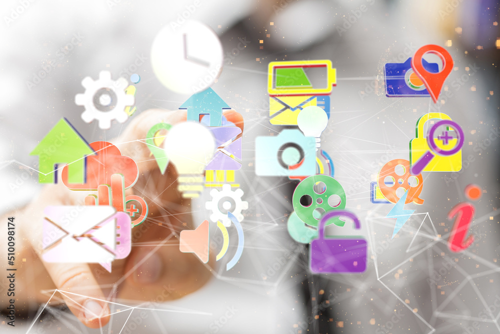 Technology background. Big data concept. Binary Technology background. Big data concept. Binary