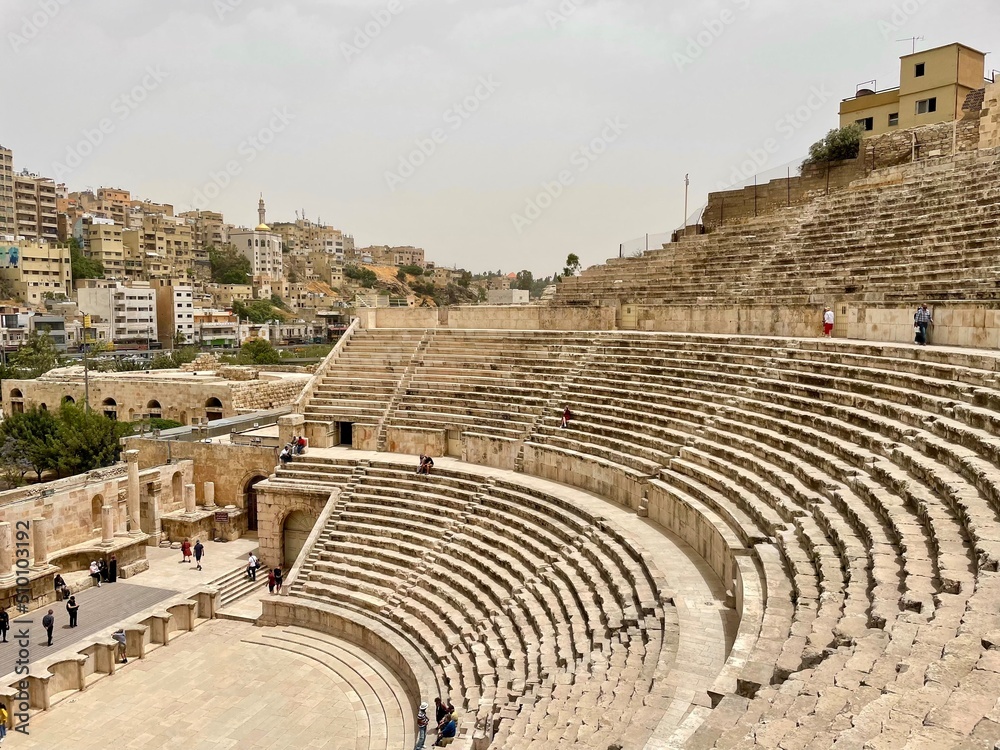 Largest amphitheater in Jordan. High quality photo