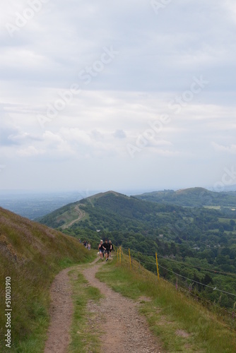 a view of the Malvern hills near Worcestershire beacon  © JoeE Jackson