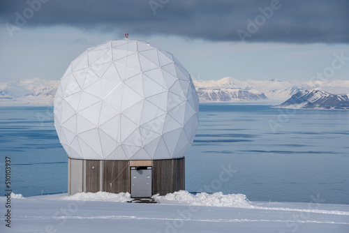 Svalbard Satellite Station, Arctic circle, Norway © Maris Maskalans