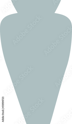 Abstract Boho Ceramic Vase Illustration