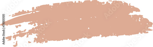 Boho Abstract Hand Drawn Horizontal Paint Brush Stroke Element