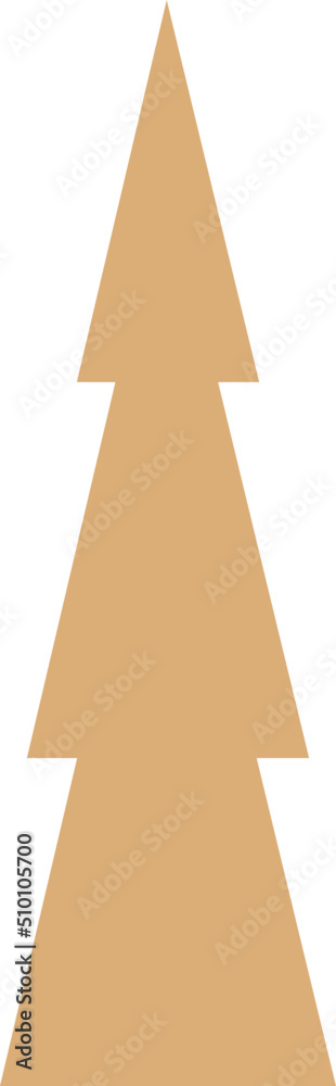 Abstract Geometric Christmas Tree Illustration Abstract Geometric Christmas Tree Illustration