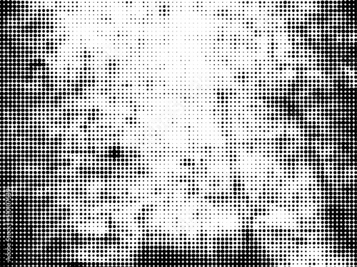 Halftone dots vector background overlay