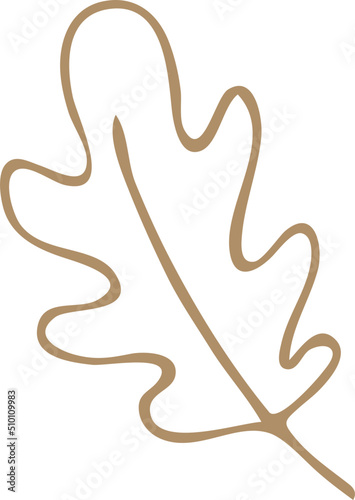 Beige Line Oak Illustration