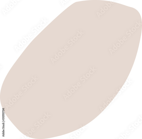 Pink Oval Shape Element