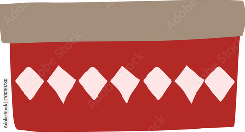 Pink Gift Box Illustration