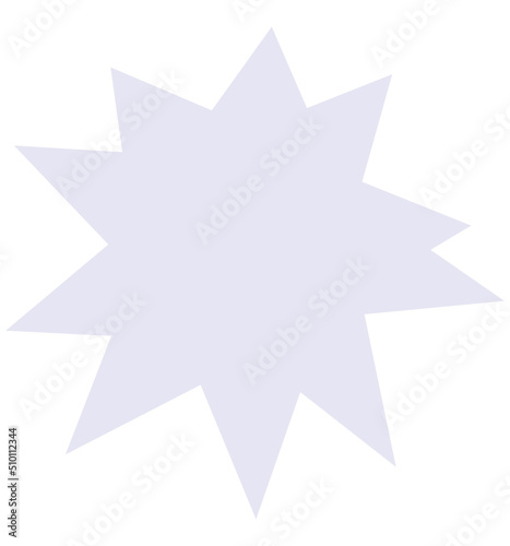 Abstract cartoon star illustration