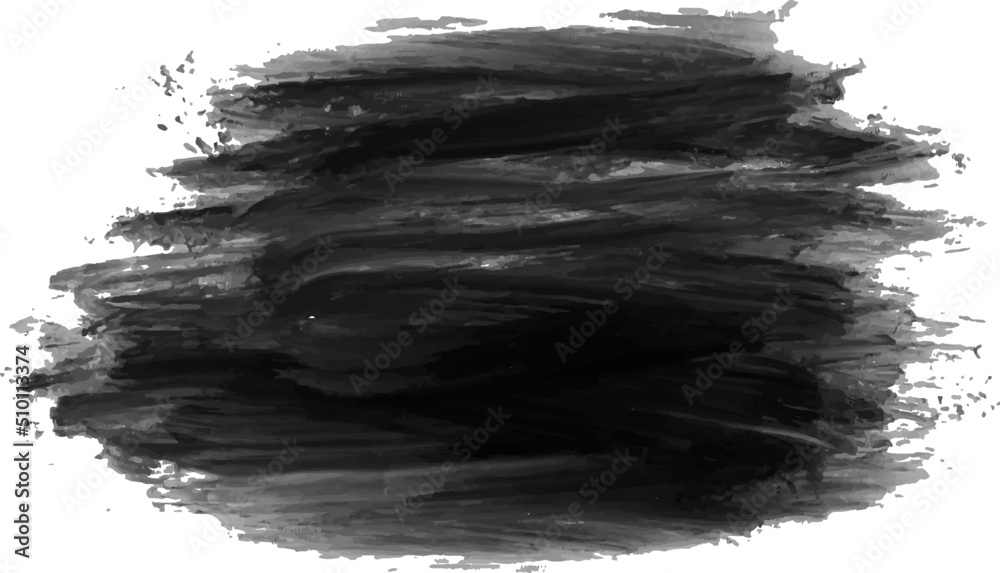 Black brush strokes texture hand drawn
