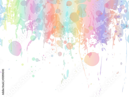 Vector Brush Stroke Overlay. Abstract Fluid Splash. Gradient Paintbrush. Sale Banner Brushstroke. Violet Purple Watercolor Textured Background. Isolated Splash on White Backdrop.