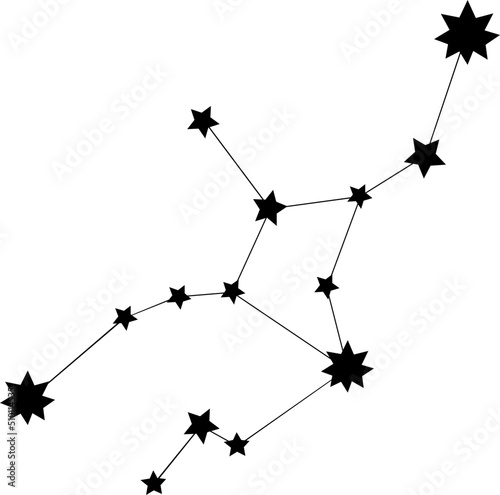 Virgo zodiac constellation