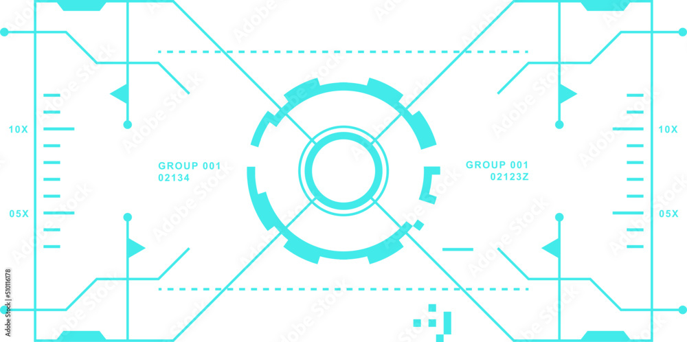 Modern Hud Futuristic Interface Overlays