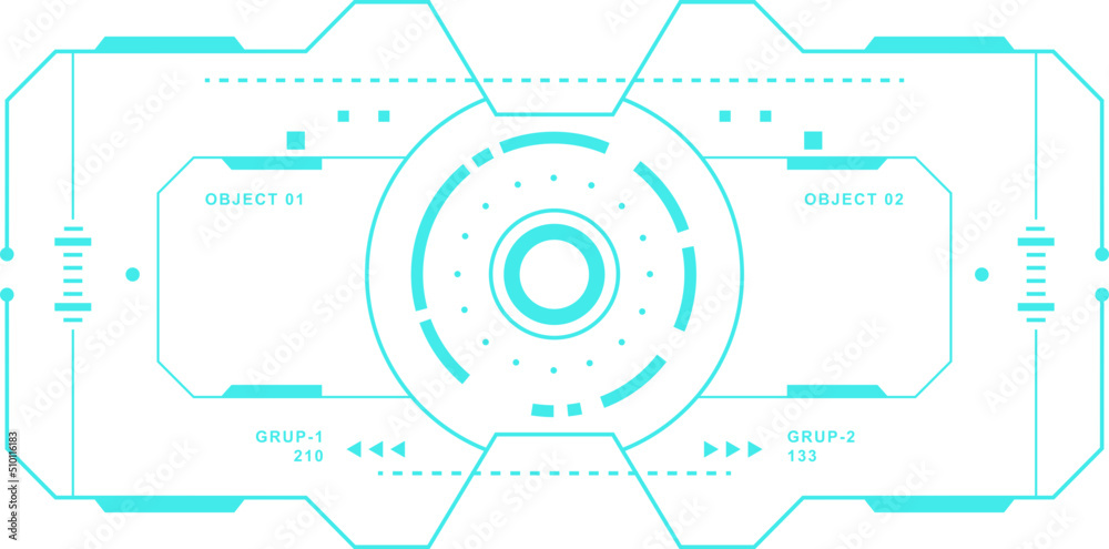 Modern Hud Futuristic Interface Overlays