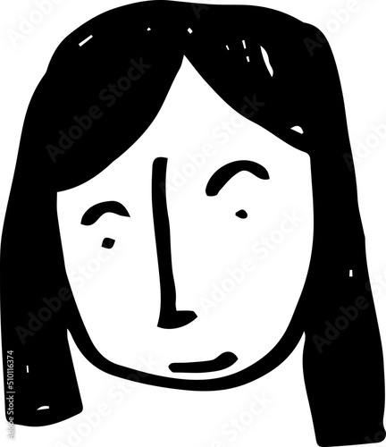 Cute People Head Illustrations
